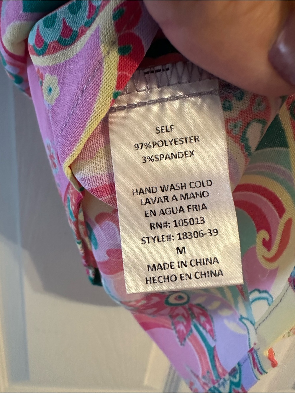 Pink Paisley Ruffle-Sleeve Tunic - Picture 5 of 5